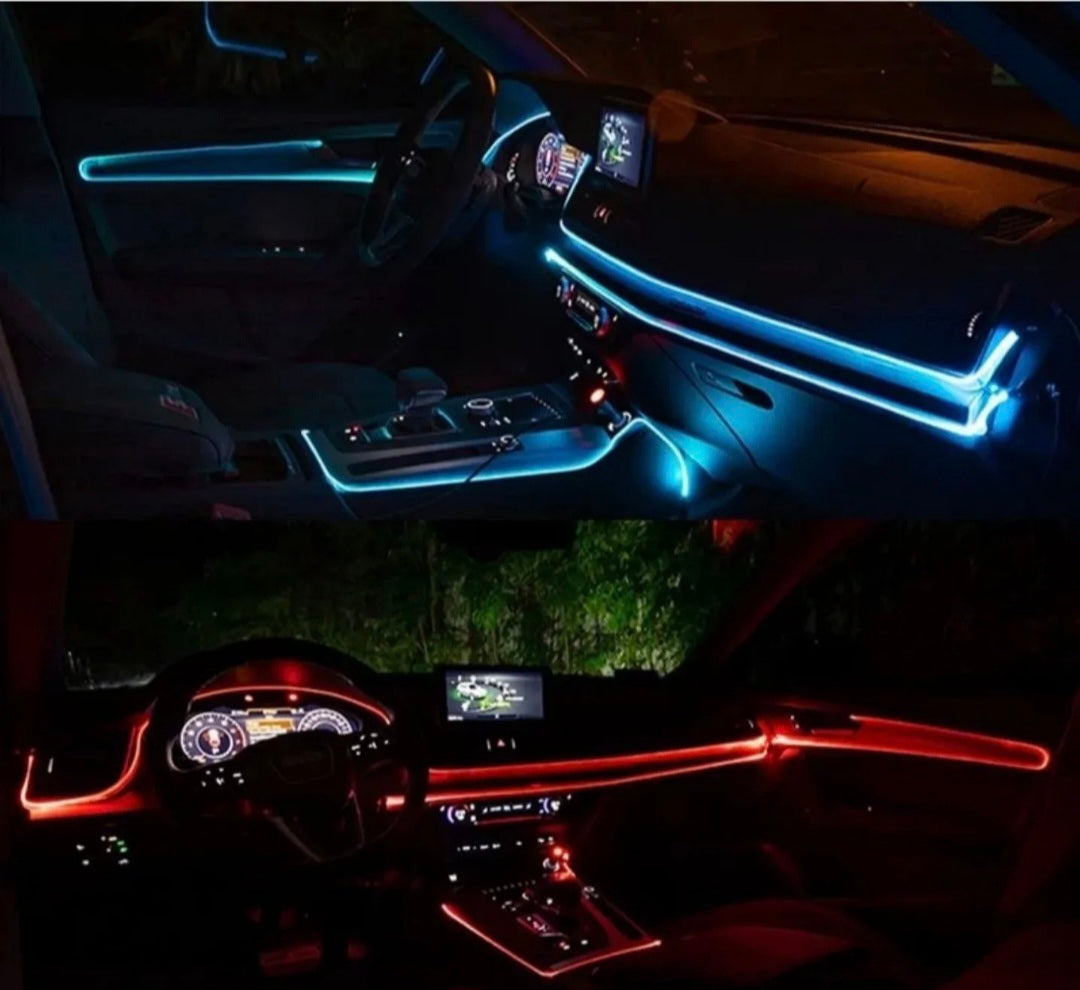 RGB LED ambijentalna rasveta za auto – 5m, aplikacija, USB/12V priključak