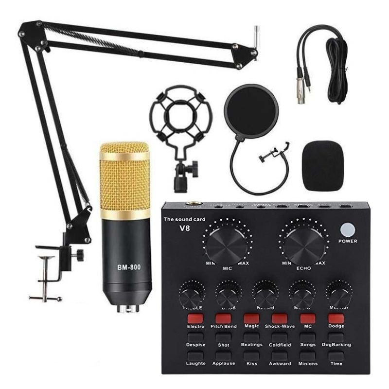BM 800 Mikrofon Sa Dodatnom Opremom Studio Broadcast Set - MST