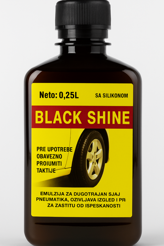 BLACK SHINE – Silikonsko mleko za sjaj pneumatika