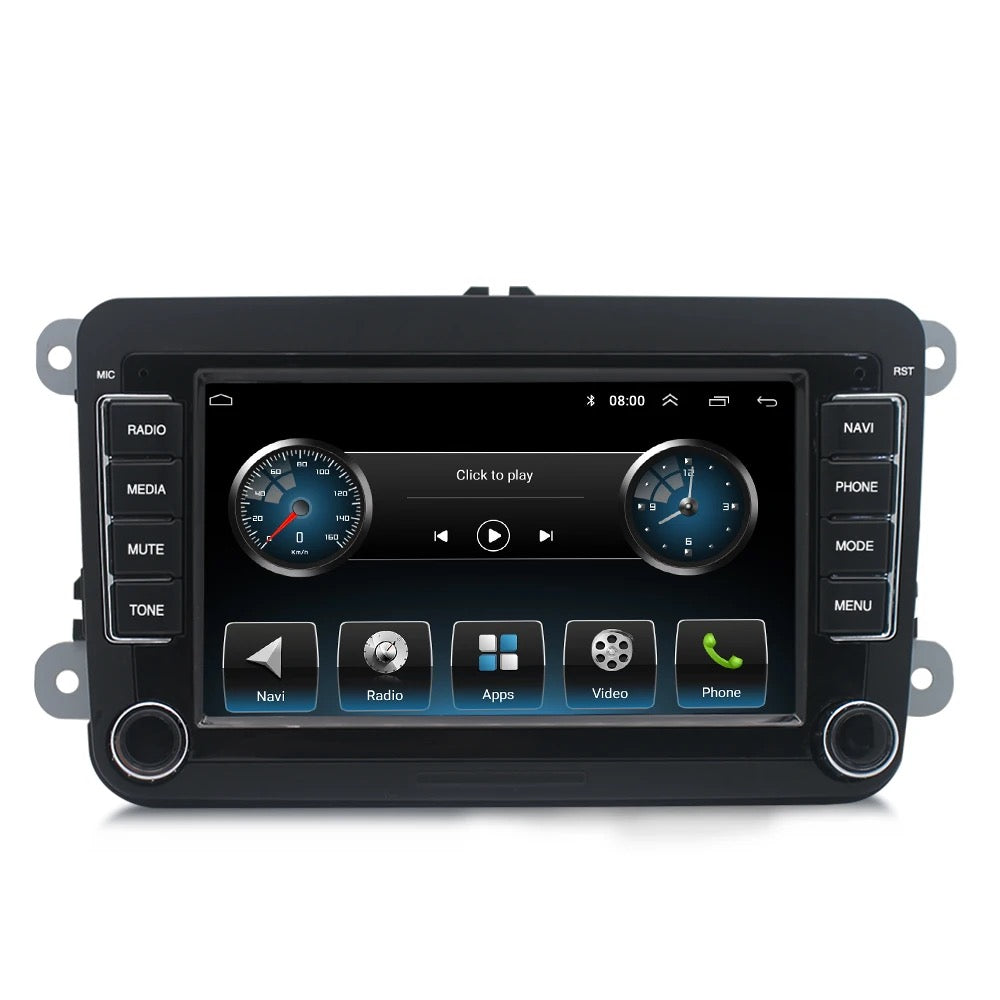 Multimedijalni Android Auto Radio 2DIN – GPS, WiFi, Bluetooth, MirrorLink, USB, Kamera