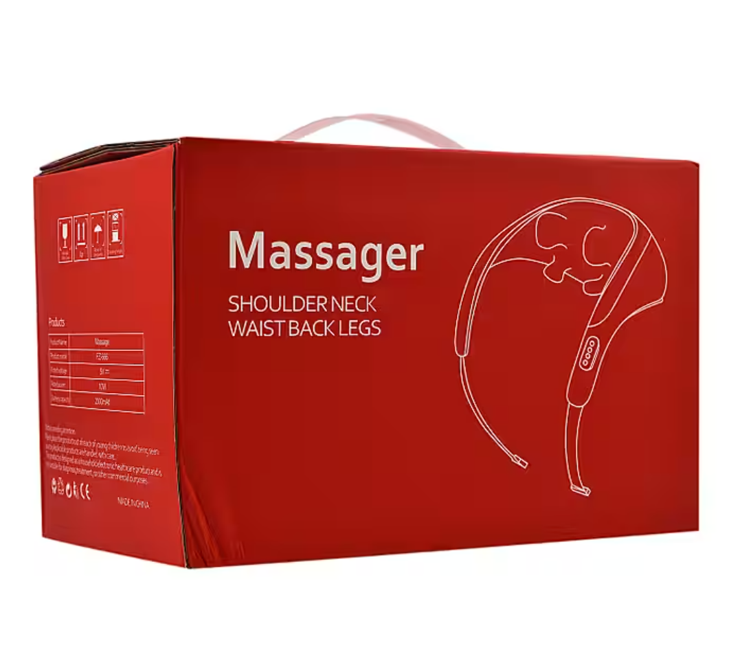 Masažer za vrat, ramena, leđa i noge – shiatsu masaža sa grejanjem