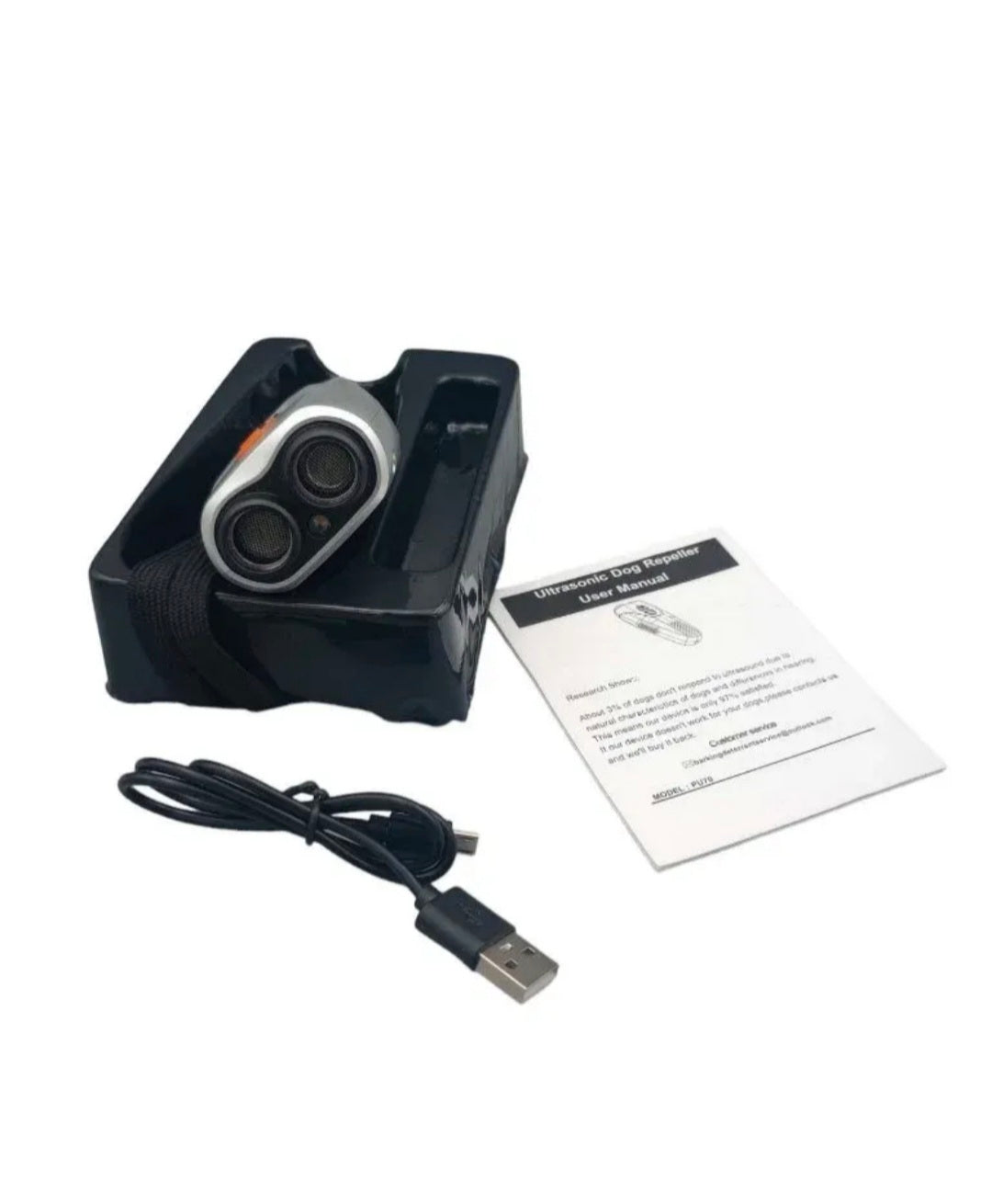 Ultrazvučni rasterivač pasa – punjivi USB, bezbedna zaštita