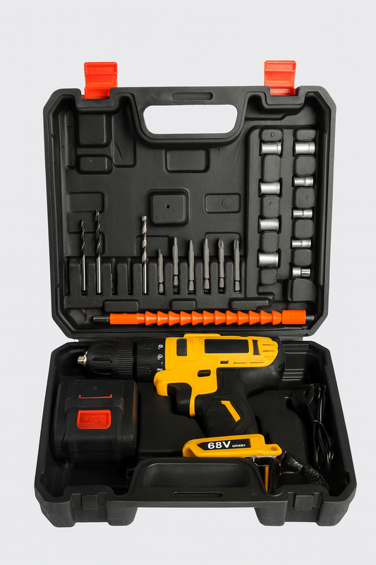 Akumulatorska bušilica/odvijač (HOBI) DeWalt 68V sa koferom i dodacima