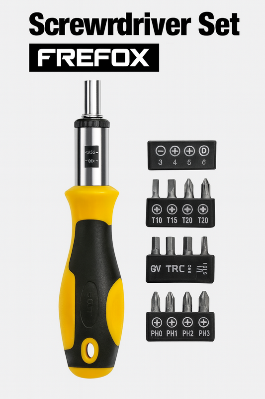 FREFOX set odvijača sa nastavcima – 13 delova