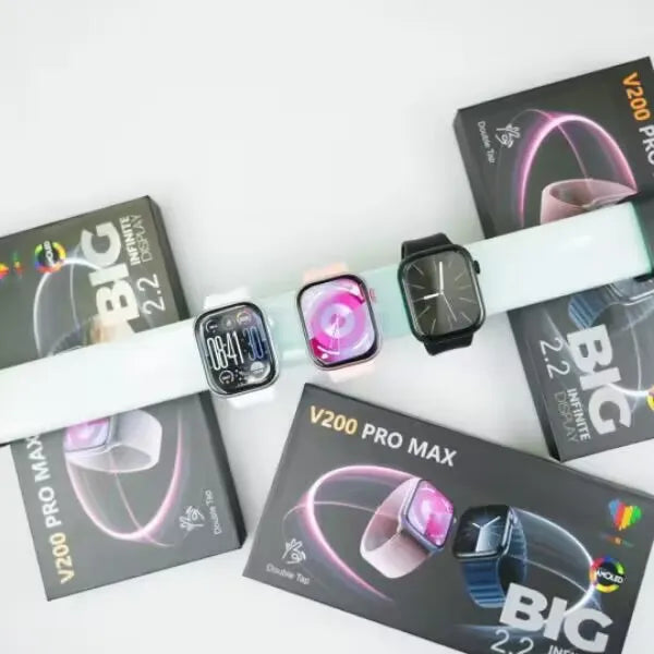 Pametni sat V200 Pro Max – 2.2" veliki ekran, pozivi, notifikacije, fitnes funkcije