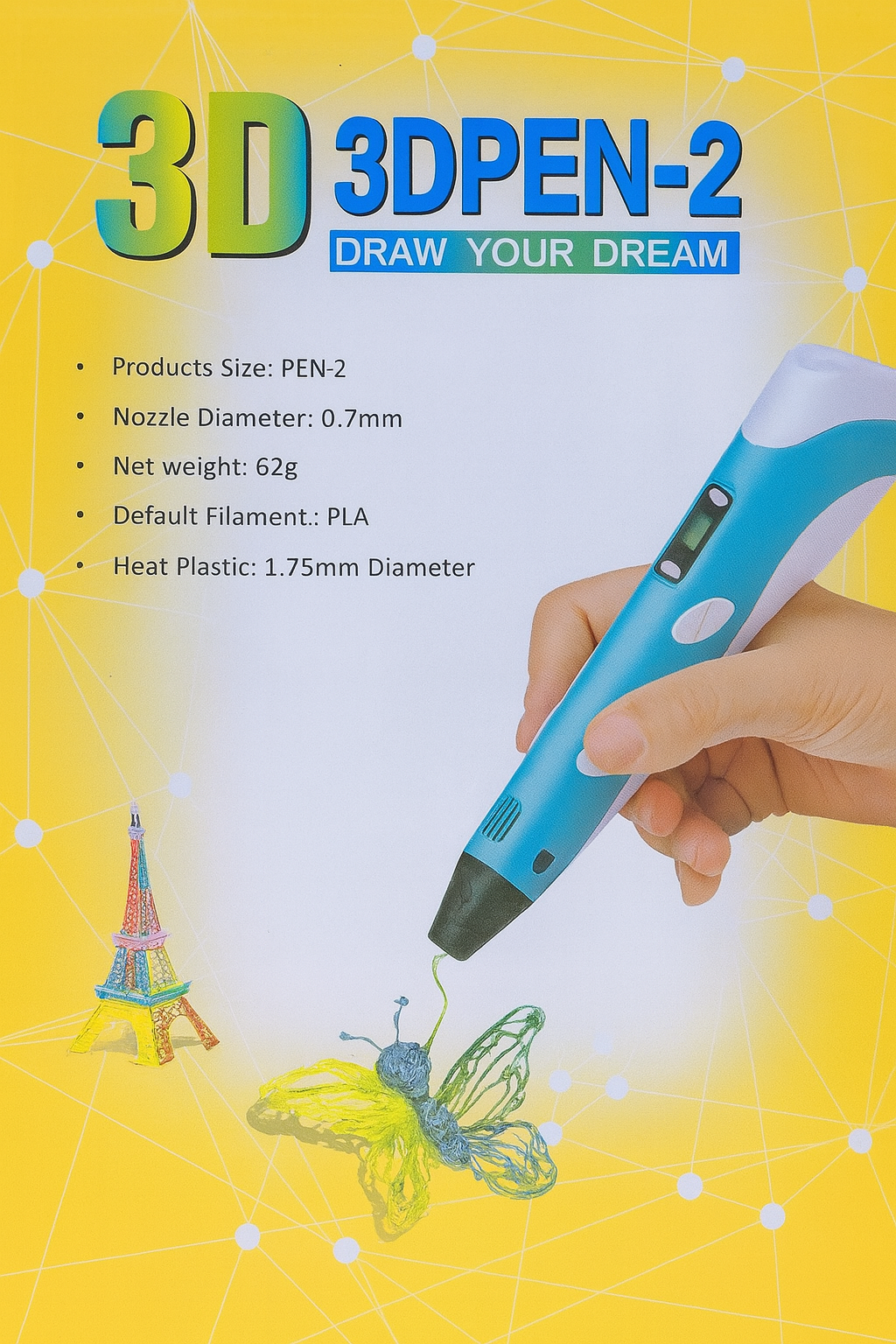 3D olovka – 3D PEN-2 (Draw Your Dream)